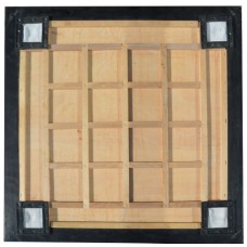 Carromboard Tournam.Naturel vierkant 89x89cm. Carromboard Tournam.Naturel vierkant 89x89cm.