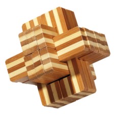 Puzzel Duivelse Knoop bamboe Puzzel Duivelse Knoop bamboe