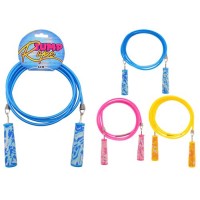 Springtouw De Luxe ass.fluor kleur 220 cm Springtouw De Luxe ass.fluor kleur 220 cm