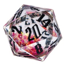 Dobbelsteen D20 Liquid Glitter 55mm.doos
* Verwacht week 21 * Dobbelsteen D20 Liquid Glitter 55mm.doos
* Verwacht week 21 *