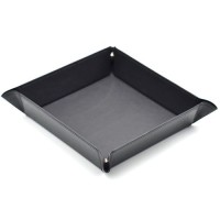 Dobbelbak PVC Zwart effen 16 cm. Dobbelbak PVC Zwart effen 16 cm.